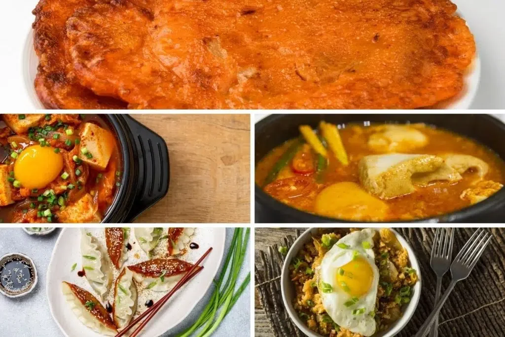 Different Types of Kimchi Dishes