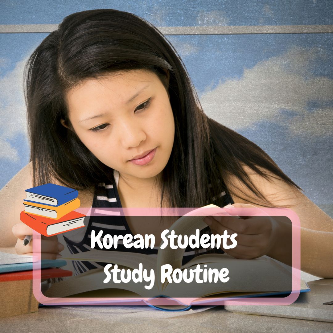 Korean Student Study Routine Realistic Daily Routine 