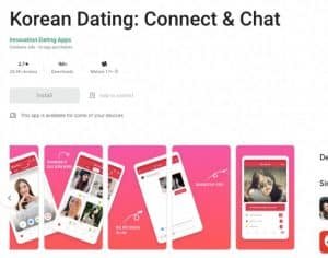 list of korean dating app